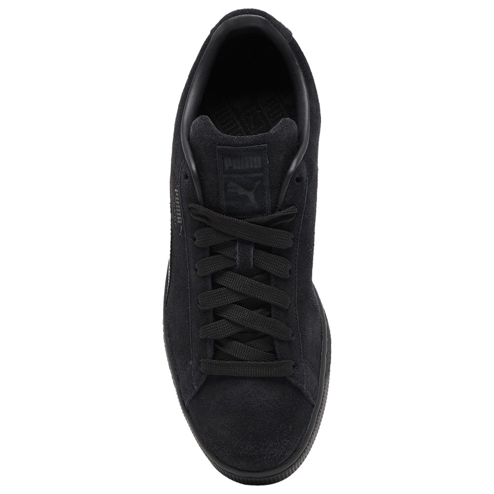 Black on Black Suede and Leather Pumas Men’s 9.5
